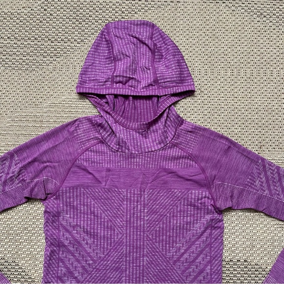Lululemon Rest Less Hoodie Sz 6 In Heathered Tender Violet - Picture 6 of 8